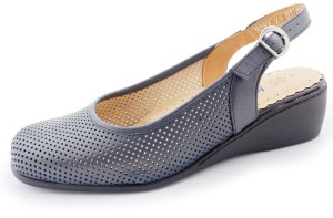  9282 Marine Gold Kosela Medic półbuty damskie oddychające, profilaktyczne, zdrowotne ażurowe