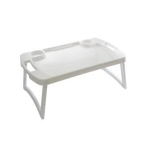 Stolik do łóżka biały