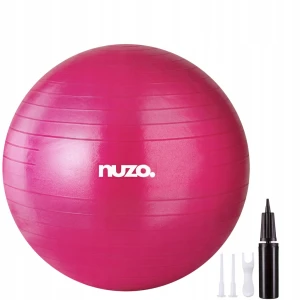 Piłka gimnastyczna do ćwiczeń siedzenia rehabilitacji 65cm fitness pompka