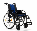 Wózek aluminiowy składane oparcie, hamulce dla opiekuna D200 SPLIT